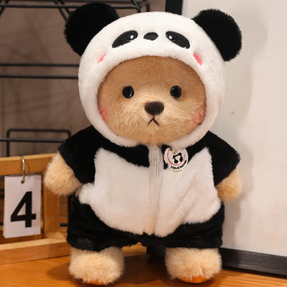 30cm Handmade Cotton Stuffed Jointed Teddy Bear