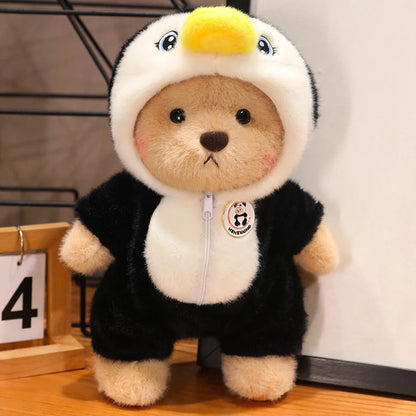 30cm Handmade Cotton Stuffed Jointed Teddy Bear