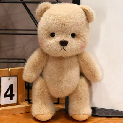 30cm Handmade Cotton Stuffed Jointed Teddy Bear