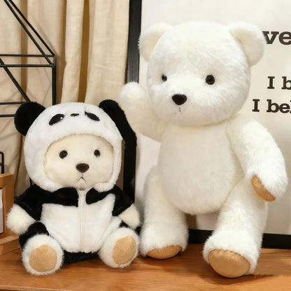 30cm Handmade Cotton Stuffed Jointed Teddy Bear
